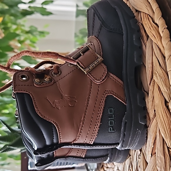 Baby Ralph Lauren COLBY MID II Lace-up Boots - Picture 5 of 7